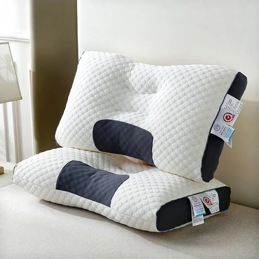 The Concave Convex Design of the Human Body Helps Massage the Neck, and the Fiber Massage Pillow Helps with Sleep